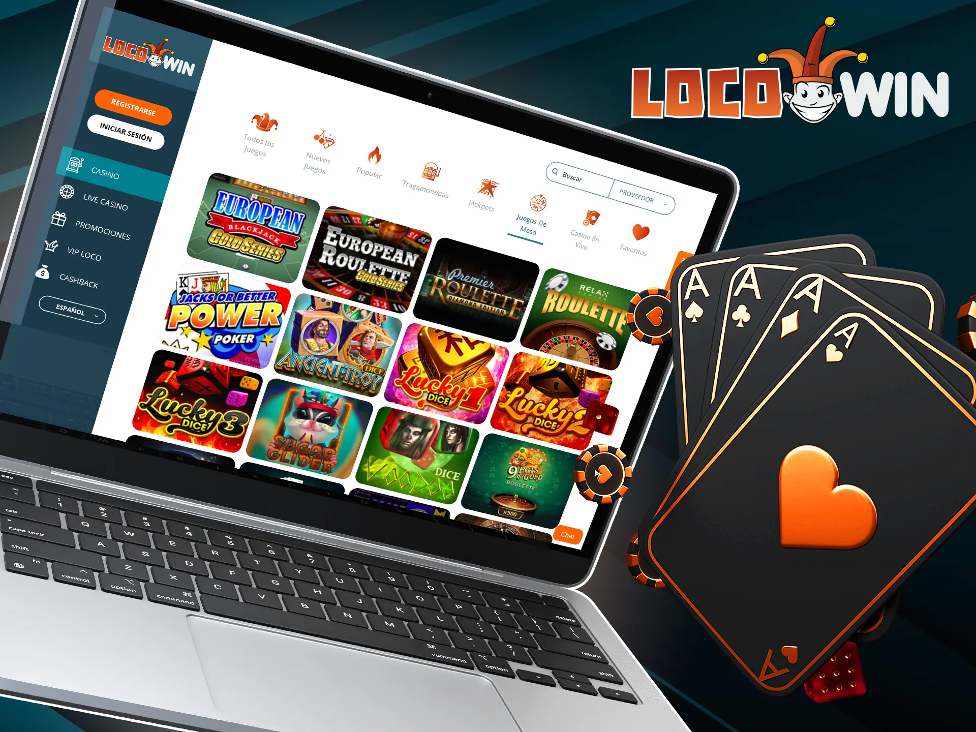 De LocoWin-website biedt tafelspellen zoals Casino Stud Poker, Sugar Glider Dice en 9 Pots of Gold Roul.