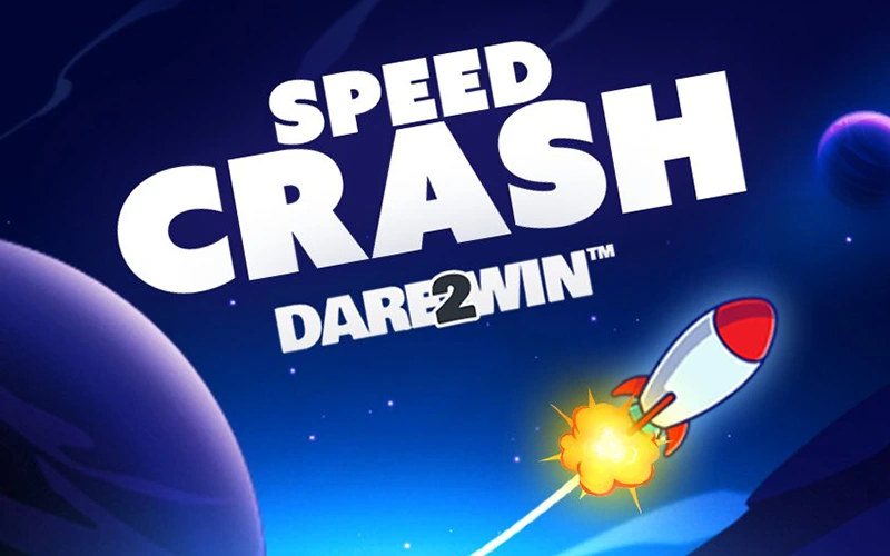 Zorg ervoor dat je je winst incasseert voordat de raket neerstort in het spel Speed Crash bij LocoWin.
