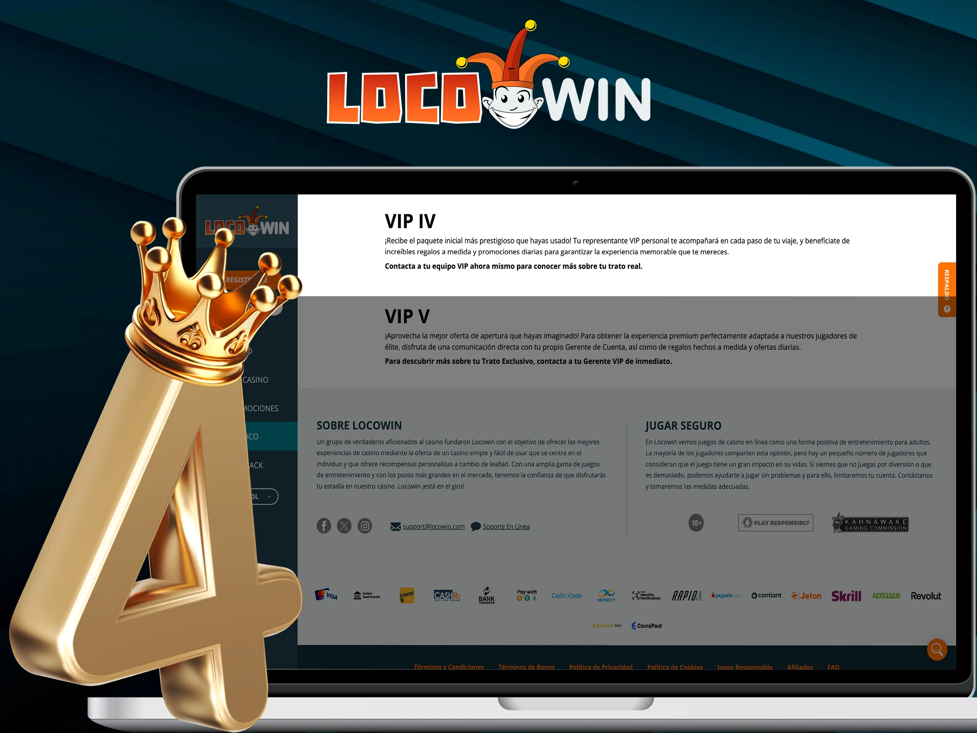 Krijg toegang tot het meest gewaardeerde bonuspakket van het VIP-programma van Locowin.