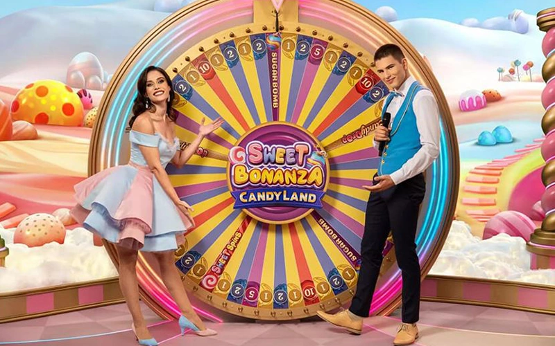 Probeer het beroemde Sweet Bonanza Candy Land-spel bij Locowin Casino.