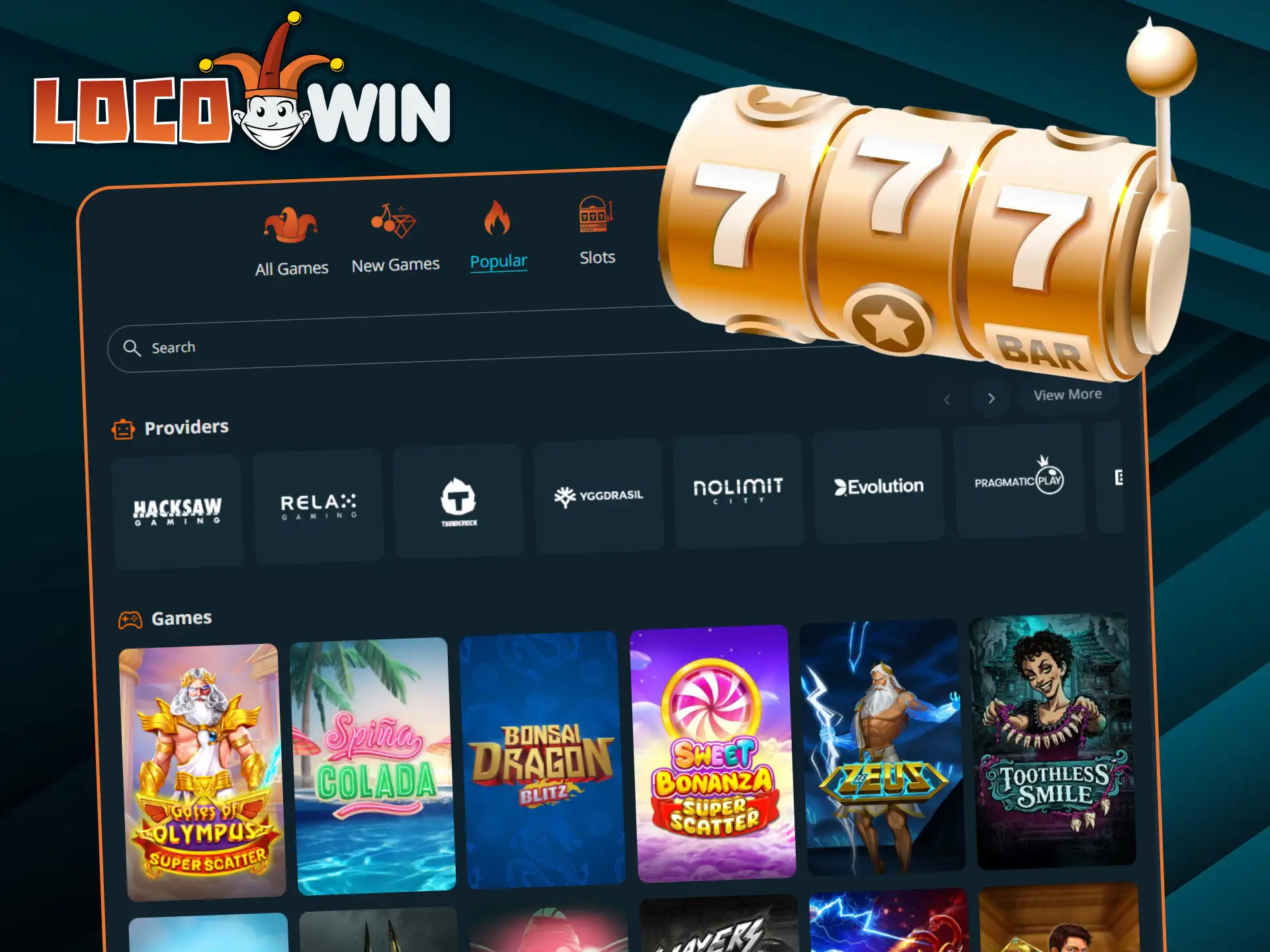 Enjoy your favorite games and get money back with Locowin's weekly cashback.